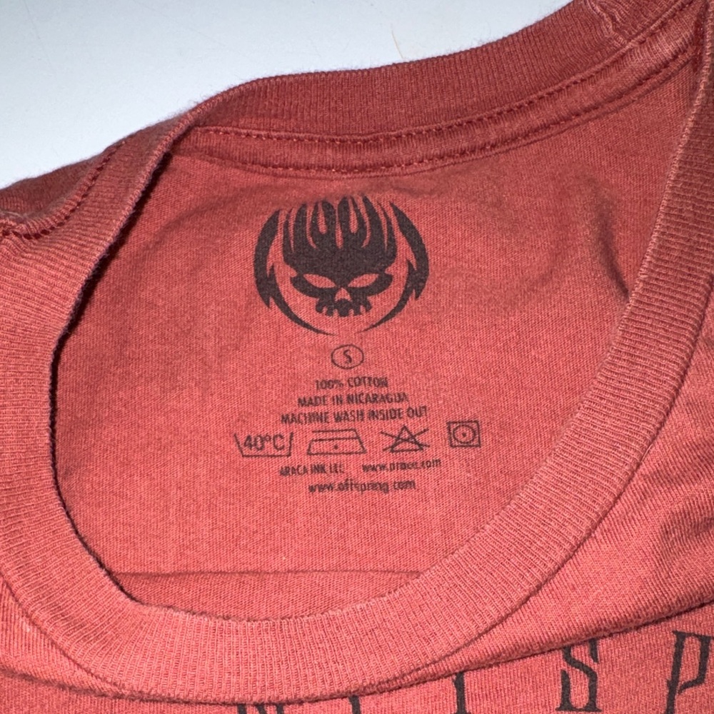 The Offspring 2017 Tour Rust T-Shirt size Small‎ - Picture 3 of 5